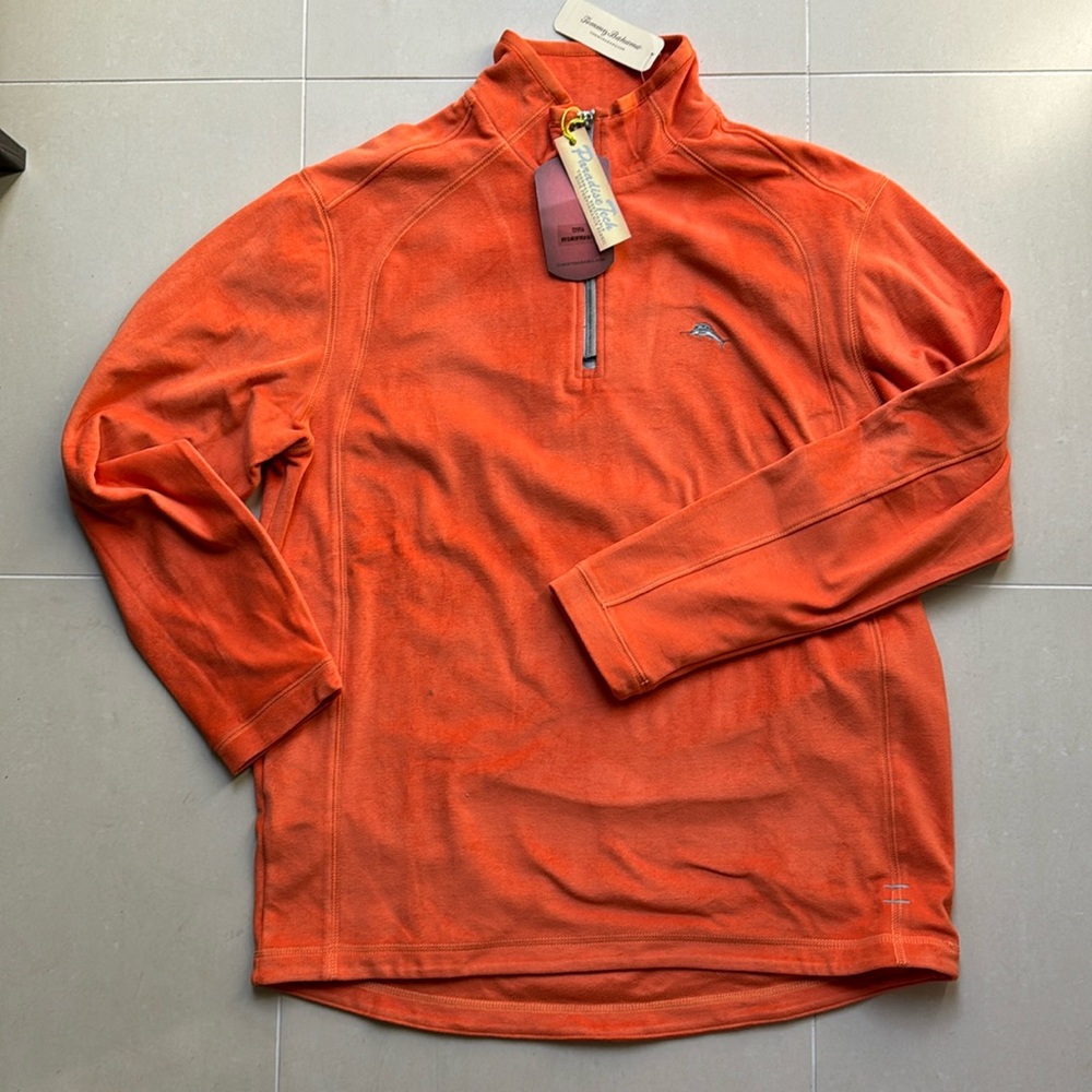 Tommy Bahama half zipped pullover